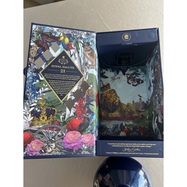 Vỏ chai rượu chivas 21