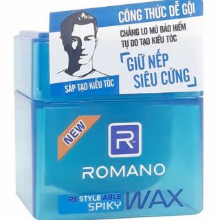 Sáp tạo kiểu tóc siêu cứng bóng mượt romano spiky 68g.