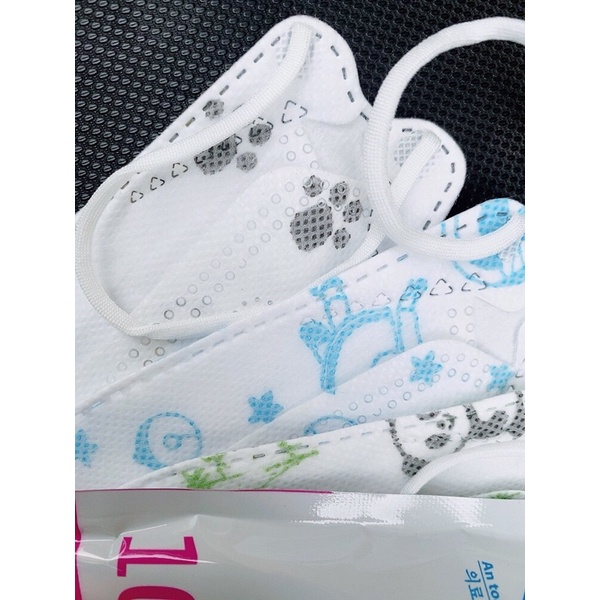 combo 100 chiếc khẩu trang trẻ em kf94 (Dành cho bé từ 4-10t)