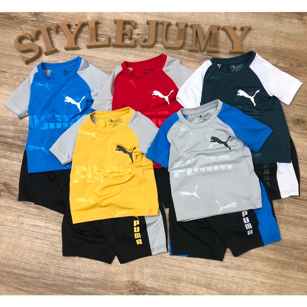 SIZE 1-10  ĐỒ BỘ BÉ TRAI THỂ THAO THUN LẠNH IN HÌNH CỌP