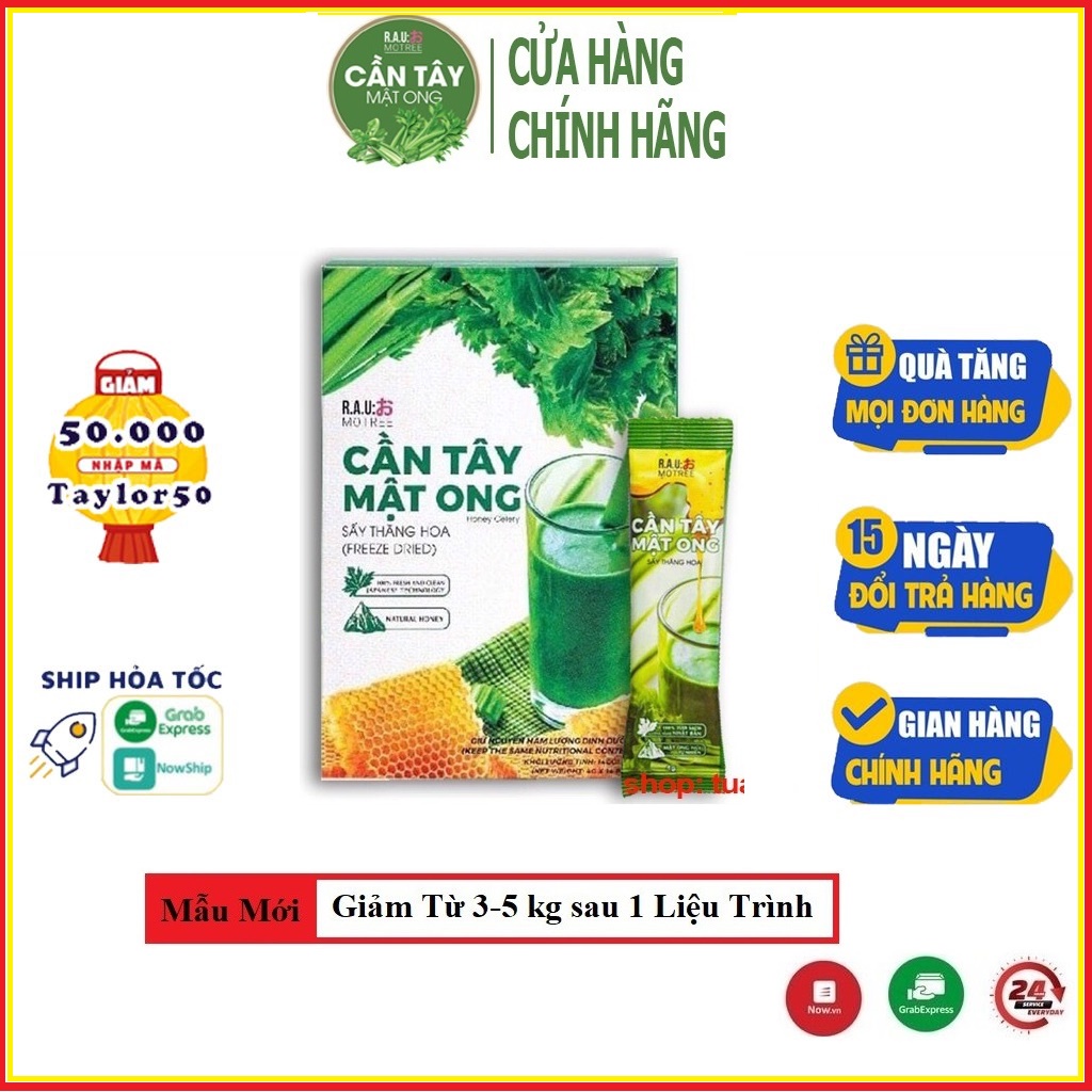 Bột cần tây mật ong motree giảm cân nhanh cấp tốc detox giảm béo an toàn hiệu quả