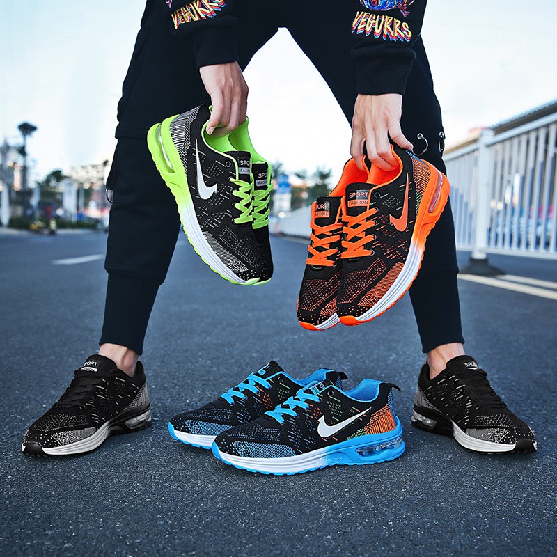 Giày Thể Thao Chạy Bộ Thoáng Khí Phong Cách Hàn Quốc Cho Cặp Đôi size 36-46