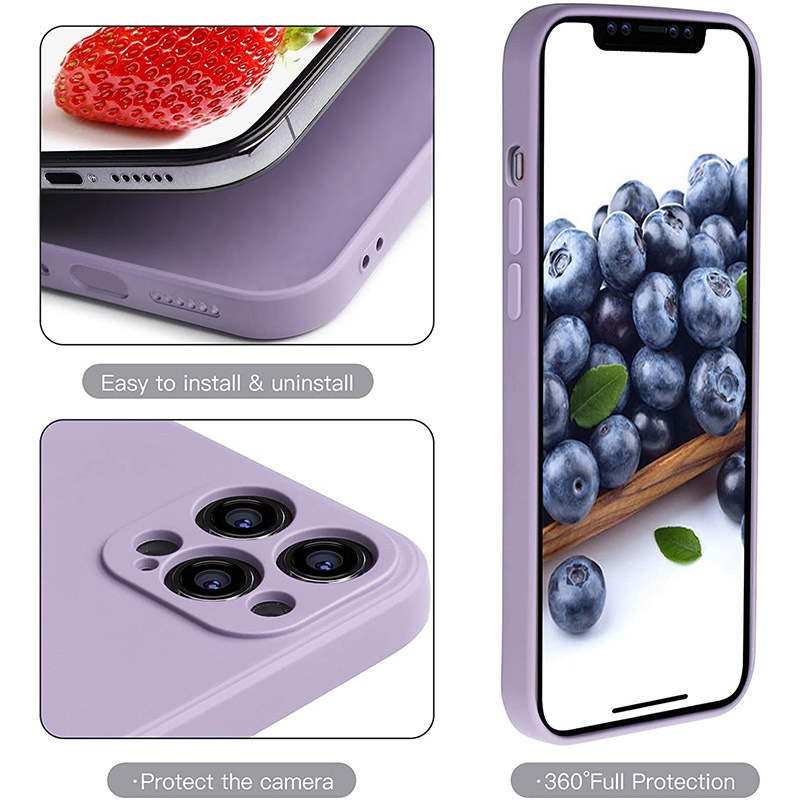 Ốp Điện Thoại Cao Su Mềm Màu Kẹo Chống Sốc Bảo Vệ Camera Cho Samsung S22 Plus S22 Ultra A33 A53 A73 5G A13 A23 A03