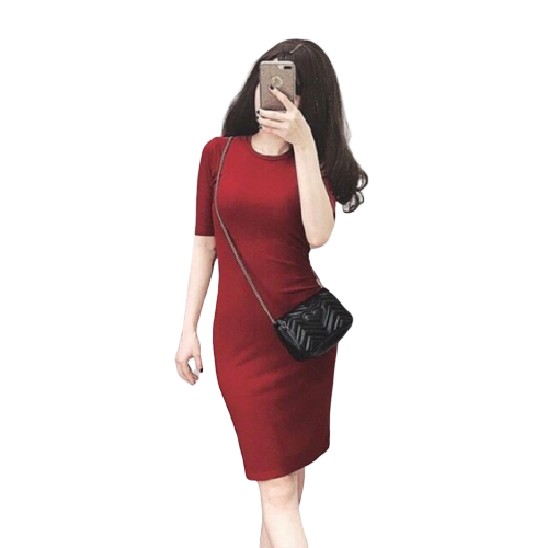 ĐẦM BODY TAY NGẮN THUN GÂN | BigBuy360 - bigbuy360.vn