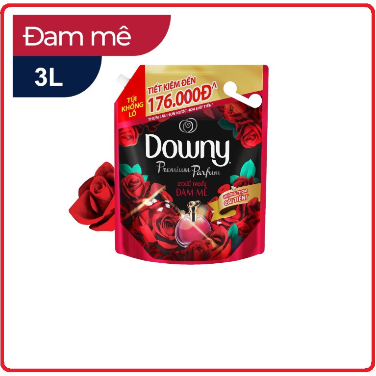 Nước Xả DOWNY Hương Nước Hoa Túi 3L