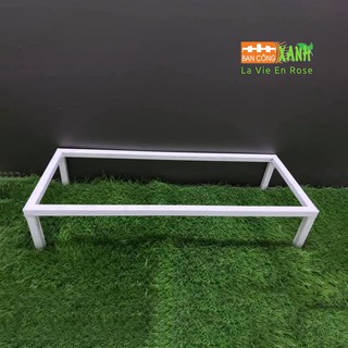 [Sơn trắng tĩnh điện] Chân đế gác chậu composite trang trí ban công