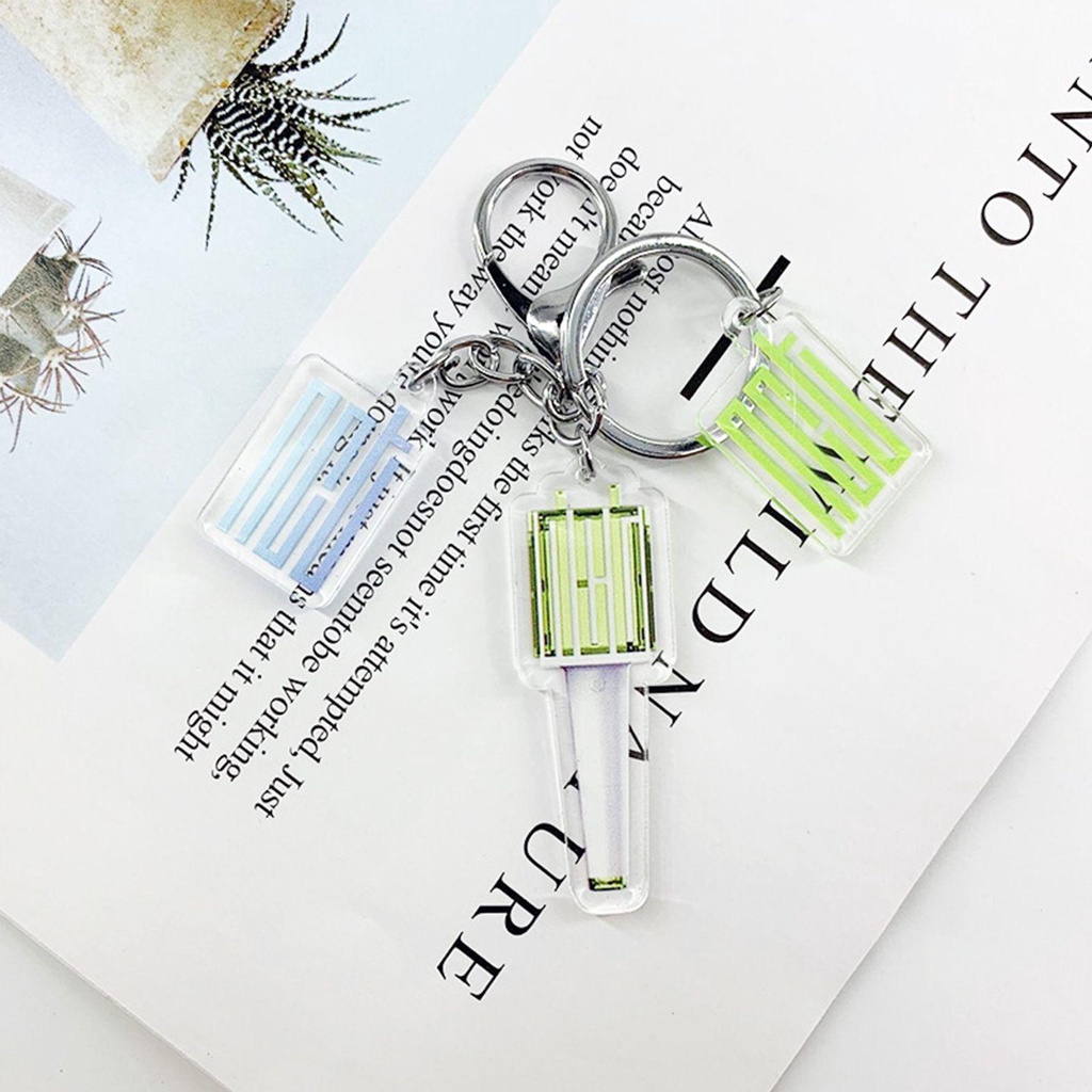 Móc Khóa Acrylic Kim Loại Trang Trí Túi Xách