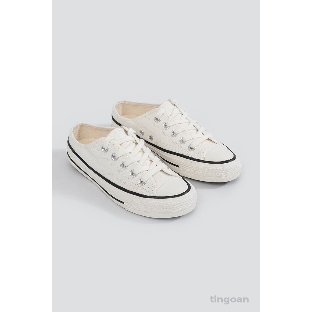 [Mã FAMALLT5 giảm 15% đơn 150k] Giày vát gót trắng tingoan MEENIE SNEAKER/WH | BigBuy360 - bigbuy360.vn