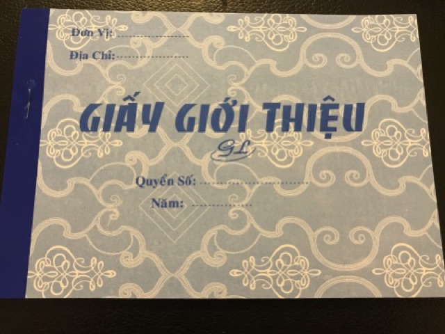 Giấy giới thiệu 1 Liên 50 tờ ( Loại tốt)