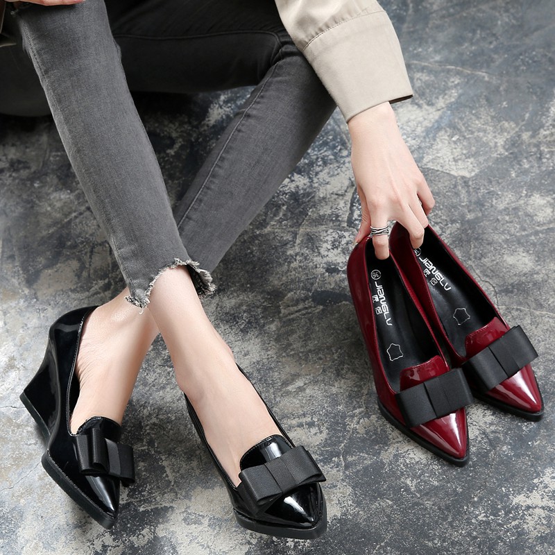 Giày da bóng đế xuồng 01-120919  TP14