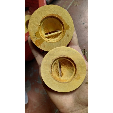 1 đôi] Nắp sáo diều CNC D15-D75 gỗ mít