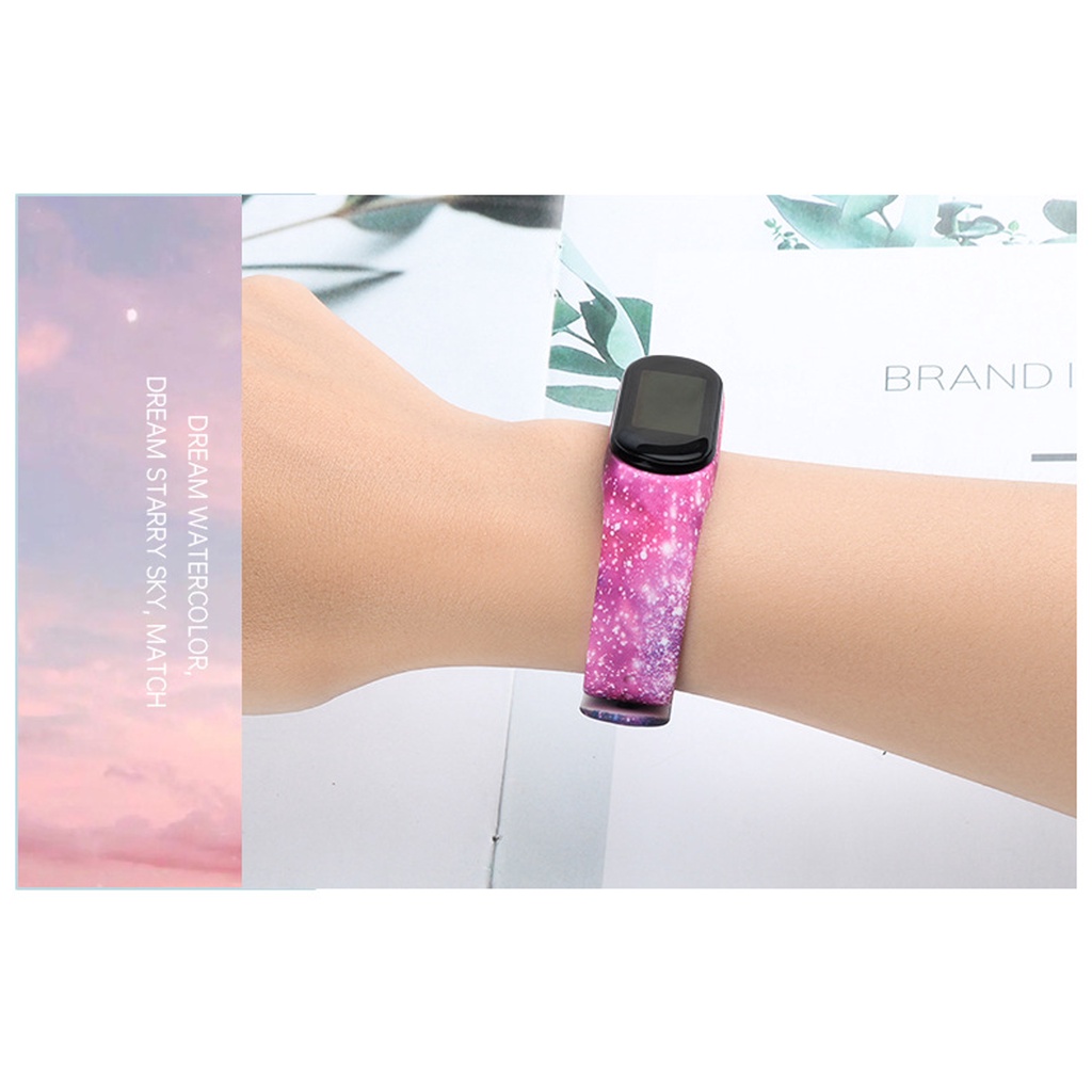 Dây Đeo Thay Thế Chất Liệu Silicon Màu Trơn Cho Xiaomi Band 7 Mi Band 5 / 6 / 4 / 3