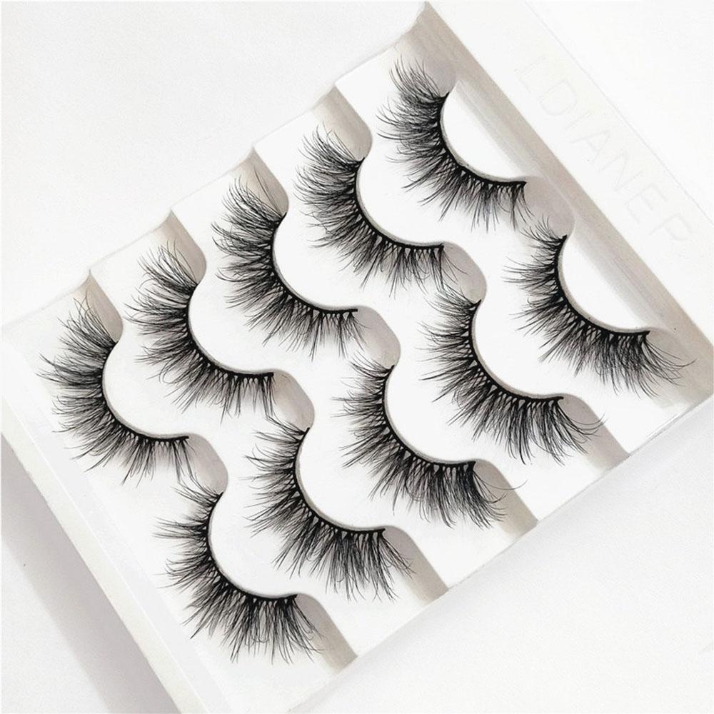 XIANTIN Set 5 Cặp Lông Mi Giả 3D SKONHED Dùng Trang Điểm