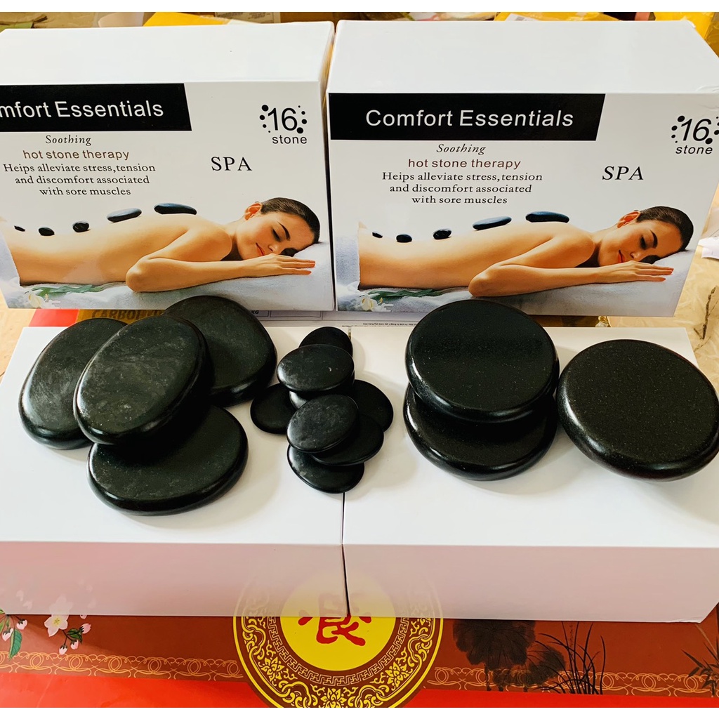 Đá nóng massage body cao cấp kích cỡ đa dụng phù hợp mọi vị trí