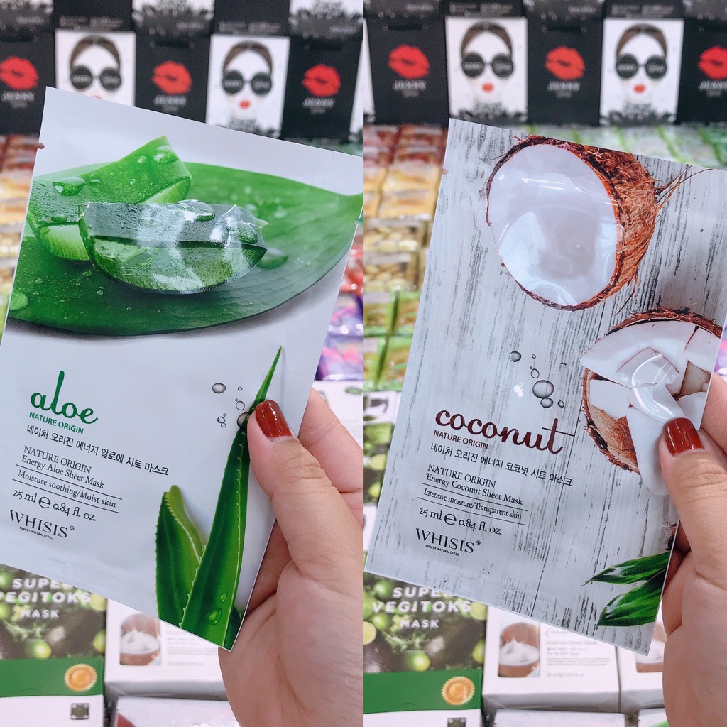 Mặt Nạ Giấy Whisis Nature Origin Energy Sheet Mask