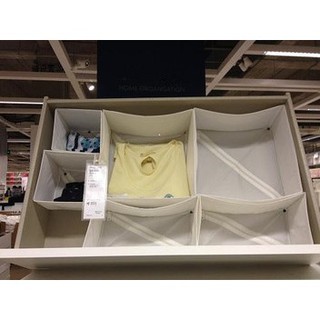 Bộ 6 hộp vải Ikea Skubb 40192634