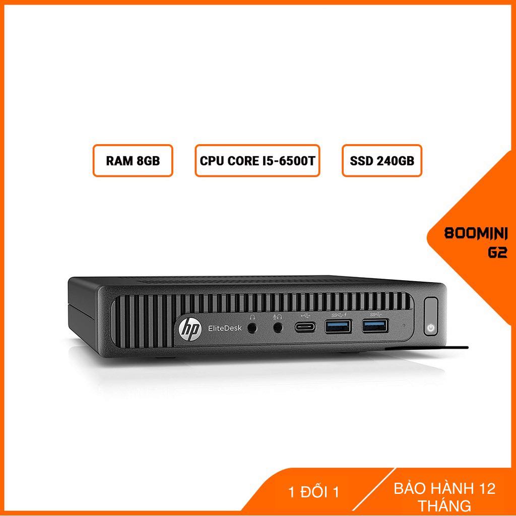 MÁY BỘ HP 800 G2 TINY ADAPTER WIFI, I5 6500T/8G/SSD NVME 128G + HDD 500G | BigBuy360 - bigbuy360.vn