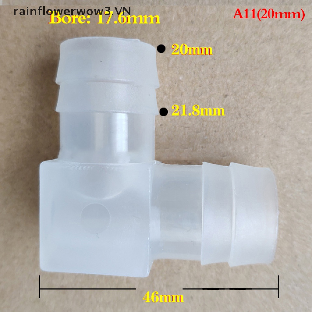 Set 5 Đầu Nối Ống Bơm Khí Bể Cá Bằng Nhựa PP 2.4~20mm