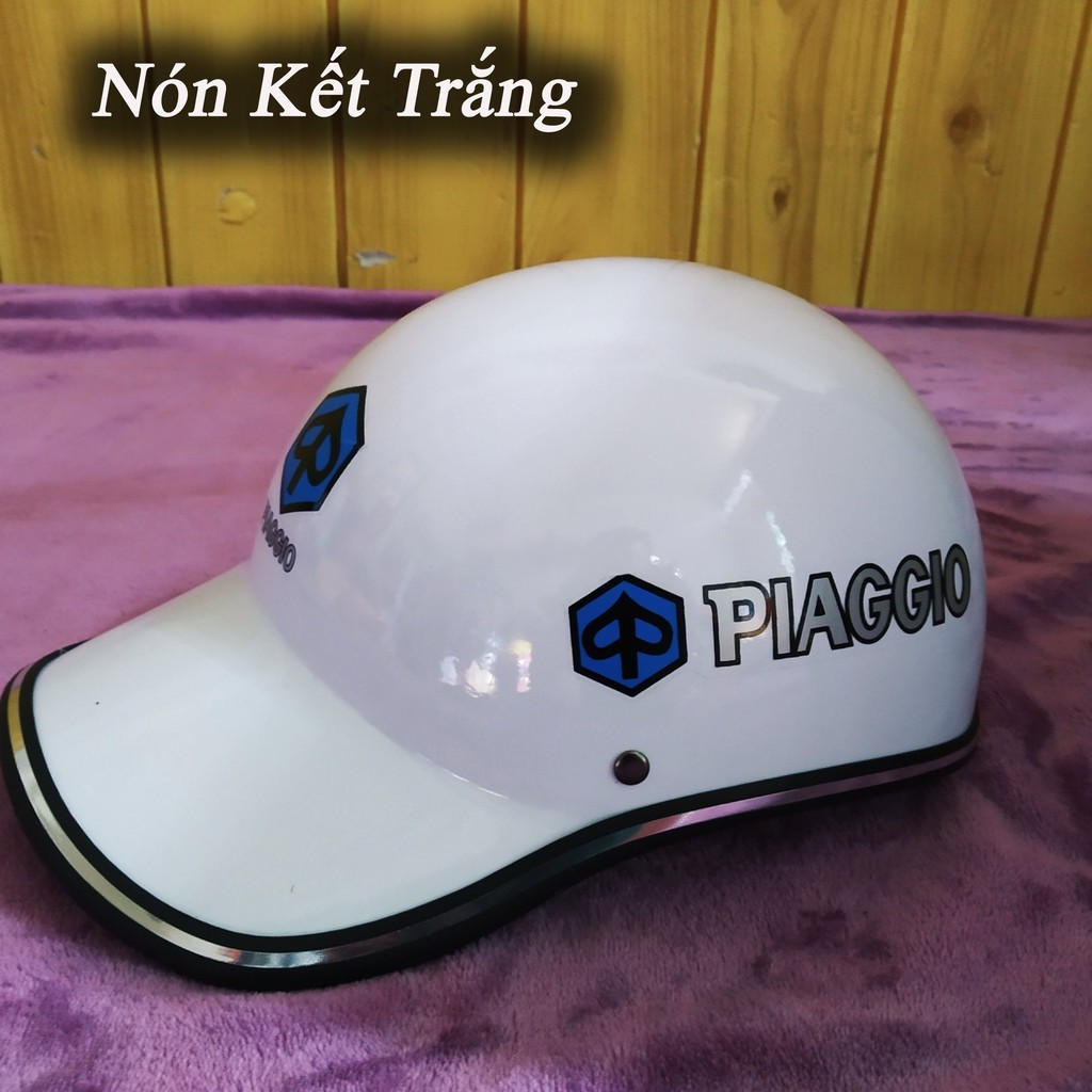 Nón Bảo Hiểm Kết Lưỡi Trai (PIAG) - Mũ Bảo Hiểm Thời Trang Nam Nữ