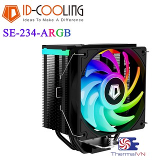 Quạt tản nhiệt cpu id-cooling se-234-argb - hiệu ứng đèn addressable rgb