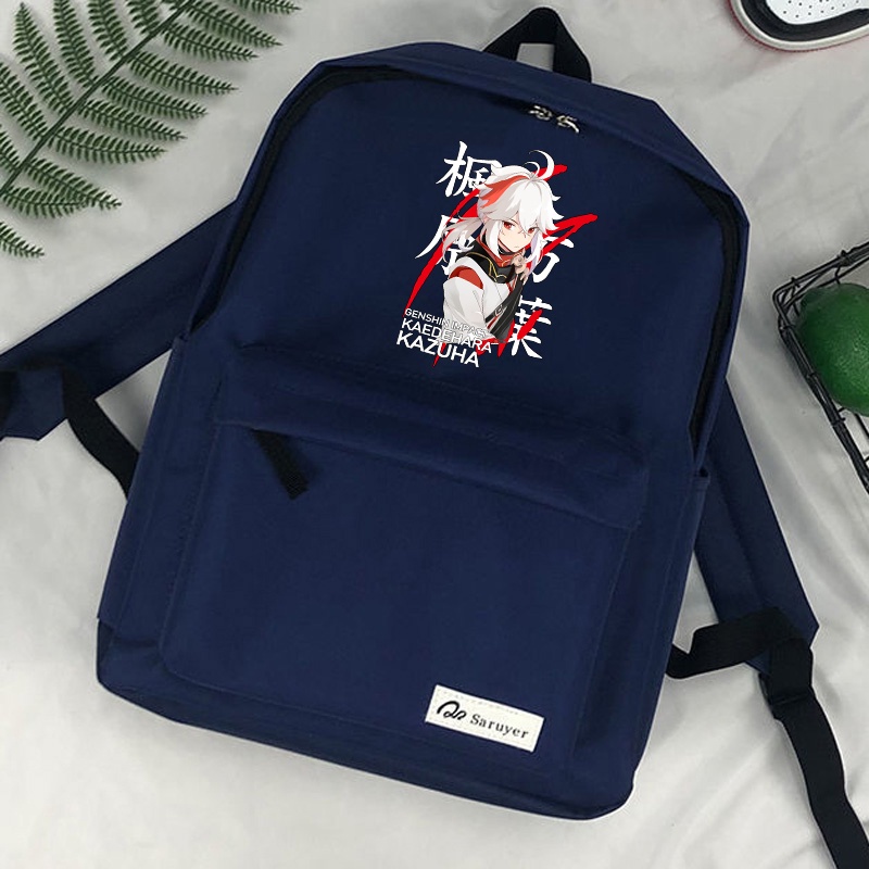 Ba Lô da Bóng In Hình Genshin Impact Xiao mochila kawaii 2022 Dành Cho Nữ