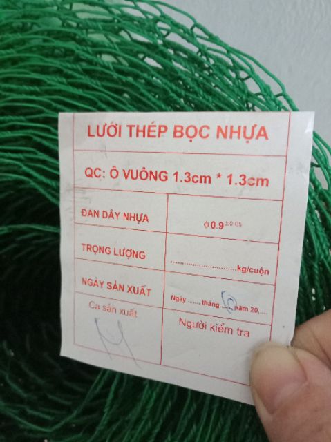 Lưới mắt cáo bọc nhựa