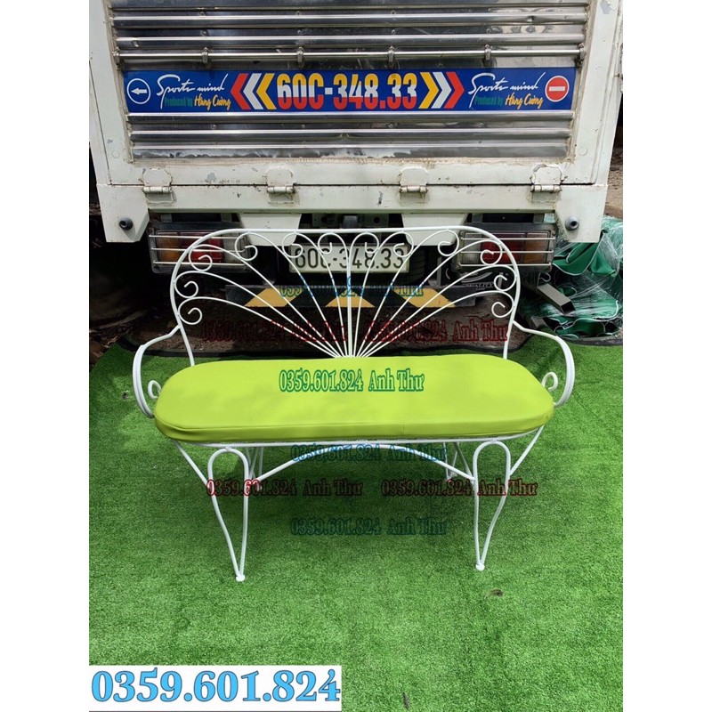 ghế cafe sắt dài