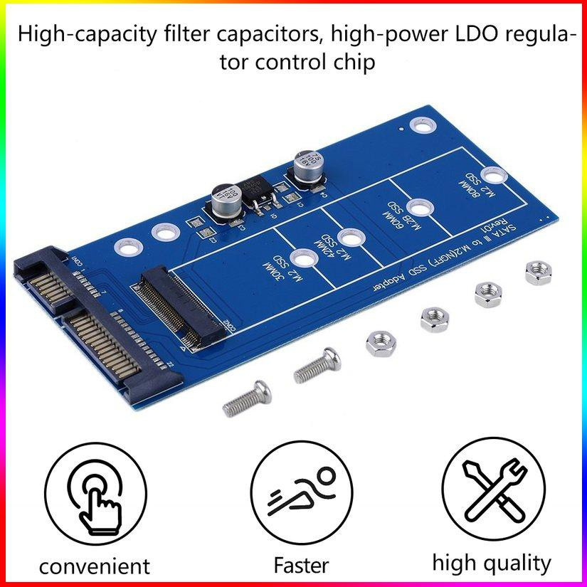 Bộ Chuyển Đổi Thẻ Mở Rộng M2 Ngff Ssd Sata3 Ssds Sang Ngff | BigBuy360 - bigbuy360.vn