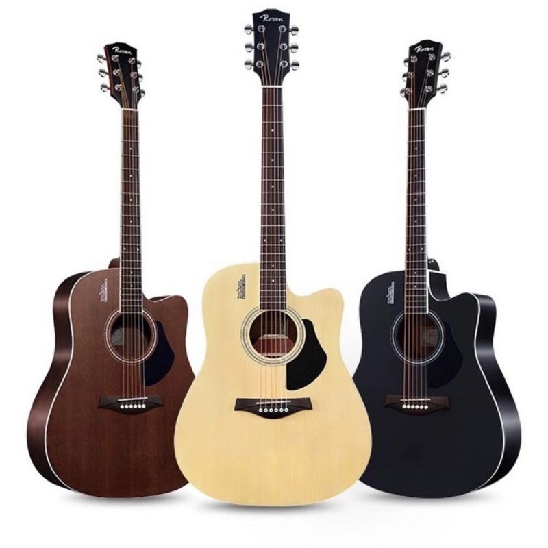 guitar Acoustic Rosé R135 gỗ hồng đào full phụ kiện