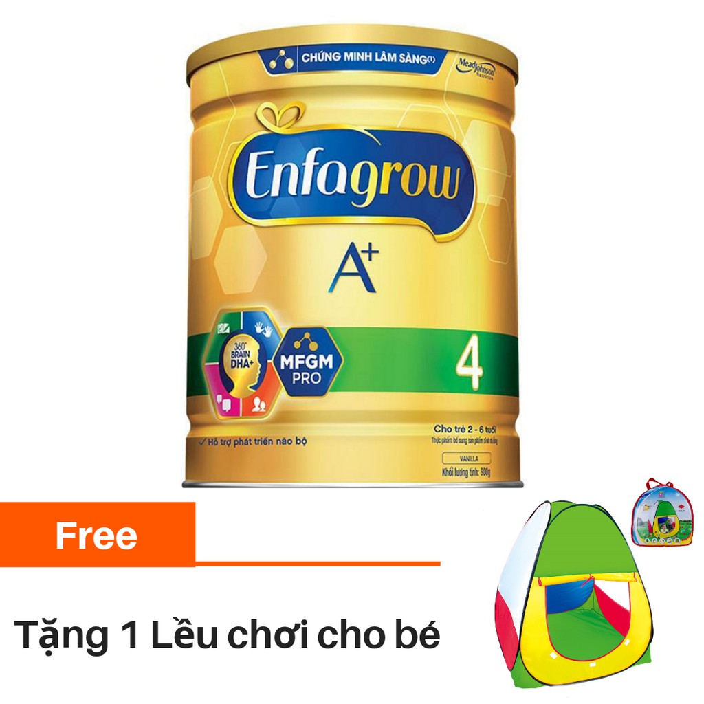 [Tặng lều picnic cho bé] Sữa bột Enfagrow A + 4 1750g