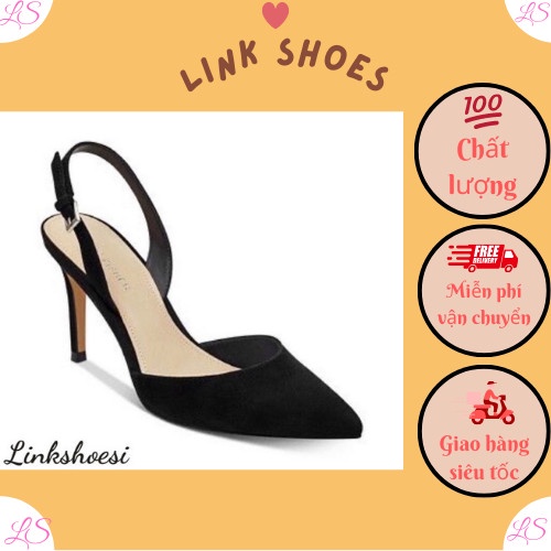 Giày cao gót slingback da lộn kiểu dáng thanh lịch thời trang nữ TT170