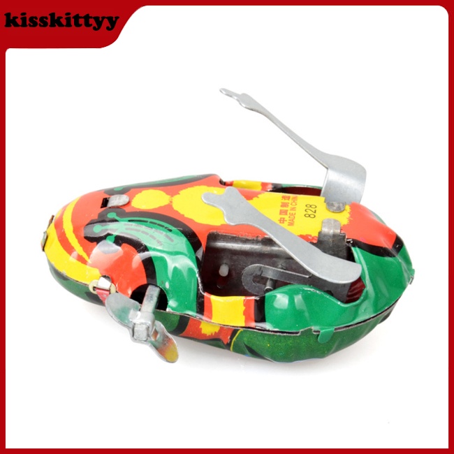 Đồ Chơi Lên Dây Cót Hình Con Ếch Nhảy Bằng Kim Loại Vintage Cho Trẻ Em