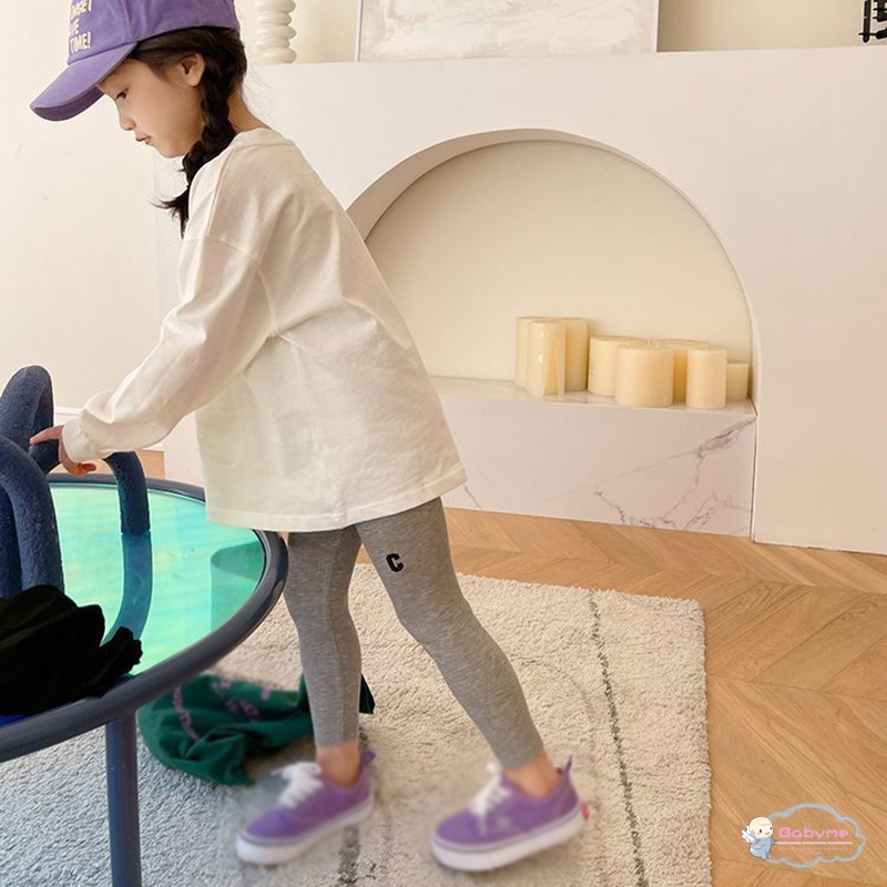 Quần Legging Dài Phong Cách Hàn Quốc Ngọt Ngào Cho Bé Gái