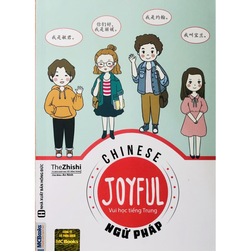 Sách - Joyful Chinese – Vui học tiếng Trung: Ngữ pháp + tặng kèm bút bi