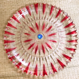 Khay đựng thố mứt thuỷ tinh 30cm