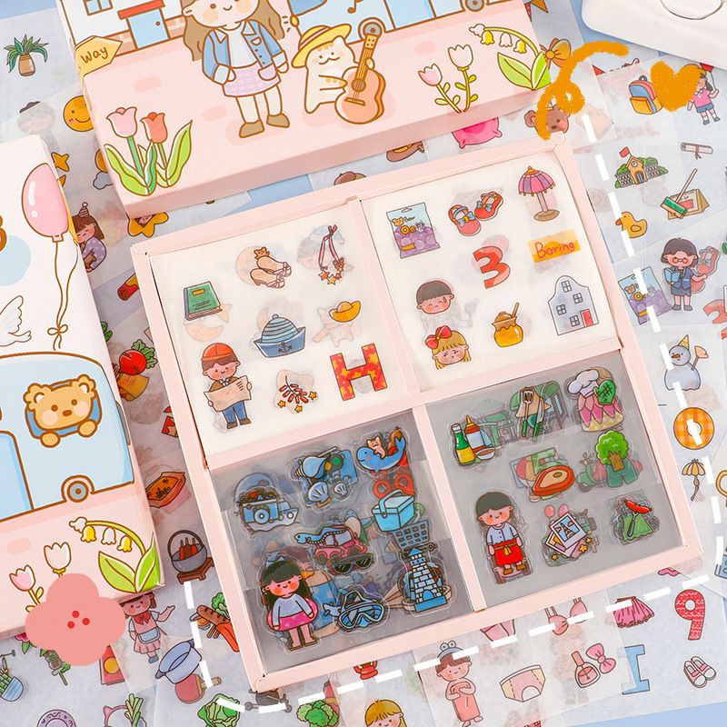 Set 8 tấm stickers