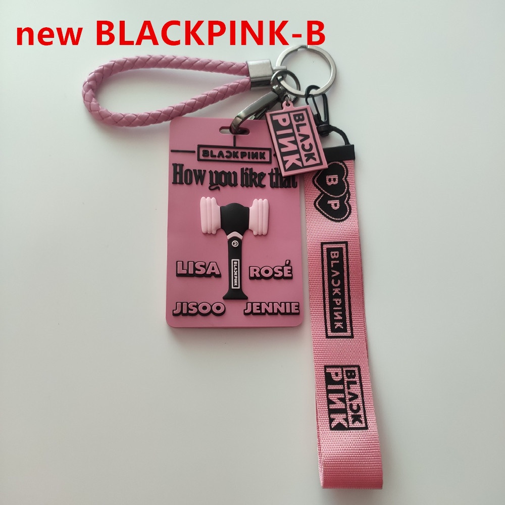 Móc khóa silicon hình KPOP BTS BLACKPINK