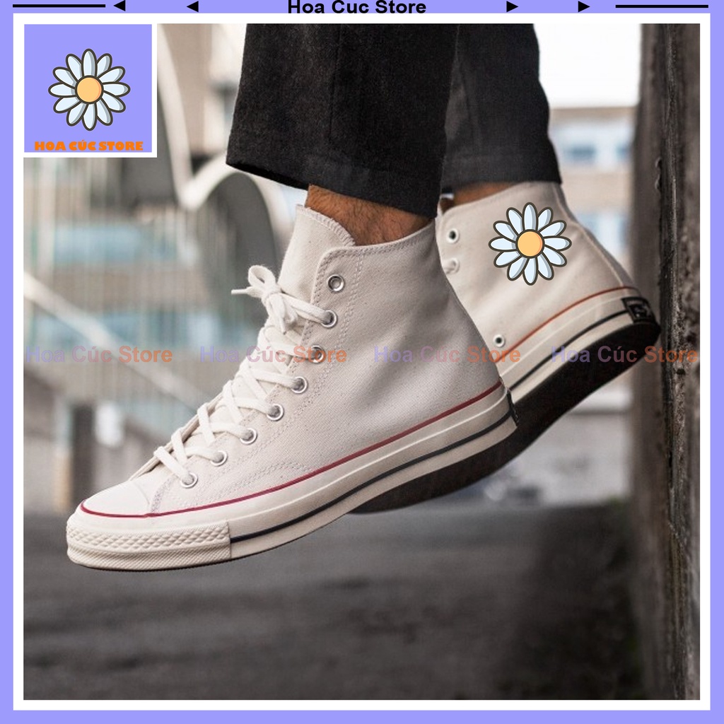 Giày_Converse Trắng Cổ Cao Hàng Cao Cấp Full Box + Bill | BigBuy360 - bigbuy360.vn