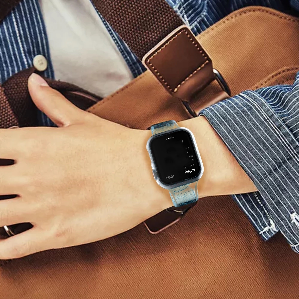 Kính Cường Lực Siêu Mỏng Chống Bám Vân Tay Cho Apple Watch Iwatch 6 / 5 / 4