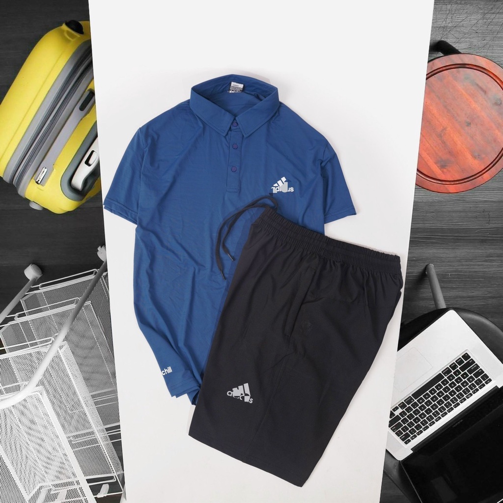 Bộ Thể Thao Nam Đồ Bộ Quần Áo mùa hè cộc tay vải thun lạnh cao cấp - REMMY