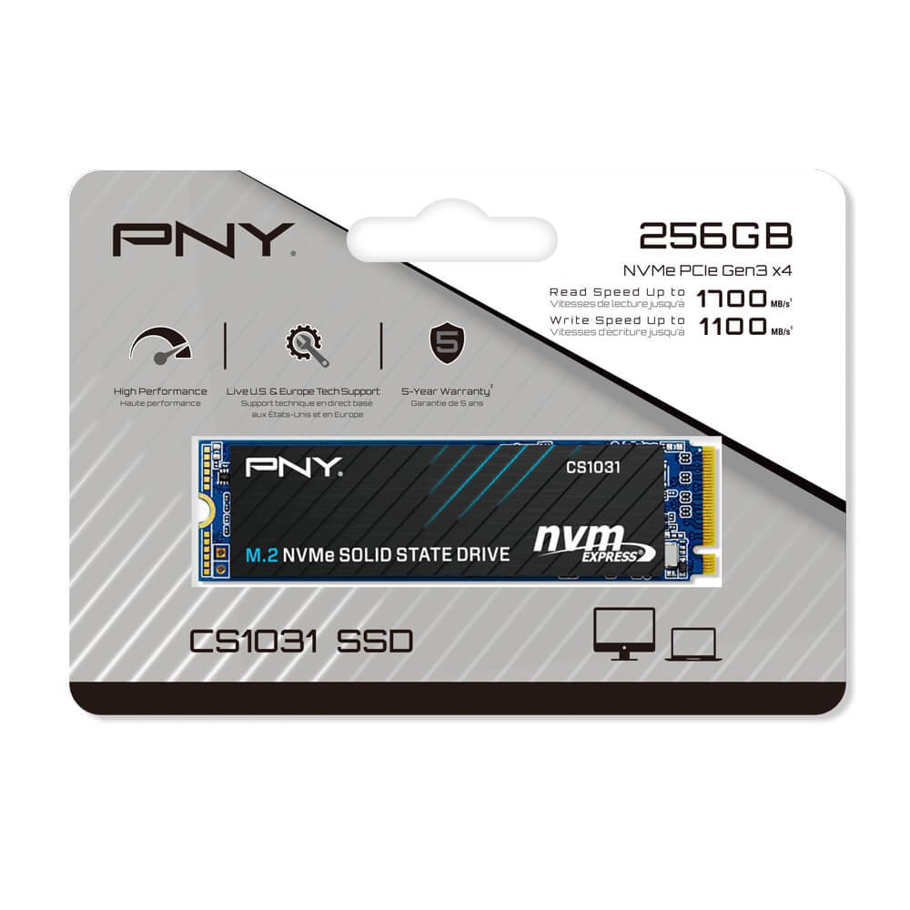 Ổ cứng SSD PNY M2 NVMe 256GB/ 512GB ( CS1031) Chính hãng - Bảo Hành 5 Năm