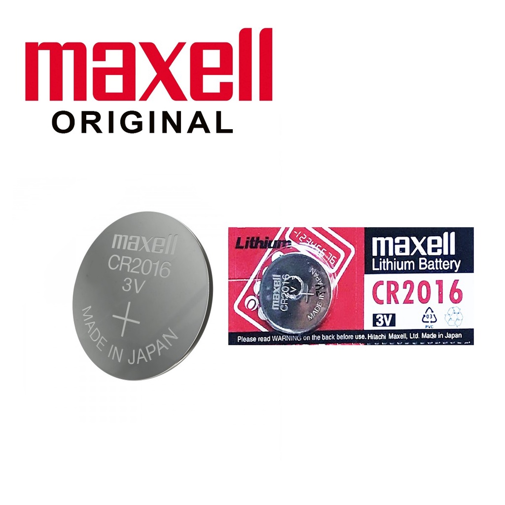 Pin Maxell Lithium CR2016 / CR 2016  3volt - Chính hãng Sản Xuất Nhật Bản