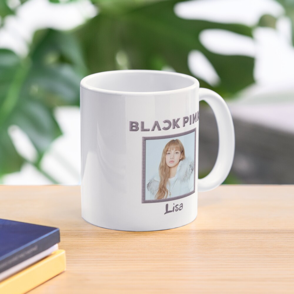 Cốc in hình LISA thành viên nhóm nhạc Blackpink quà tặng cho người thân