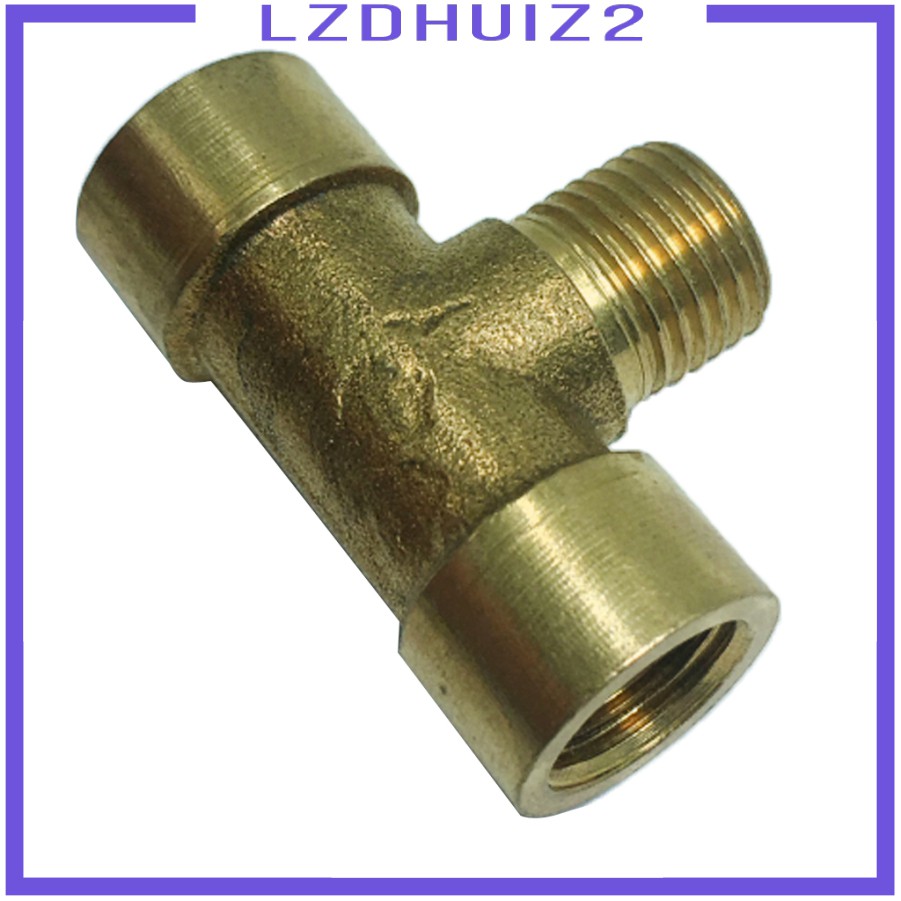 Đầu Nối Ống Nước Chữ T Đường Kính 12.5mm Bằng Đồng Thau 1 / 4 "