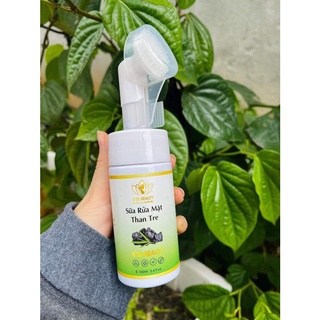 Sữa rửa mặt than tre, Làm sạch sâu, Loại bỏ mụn đầu đen, Mụn cám, Giảm nhờn 100ml