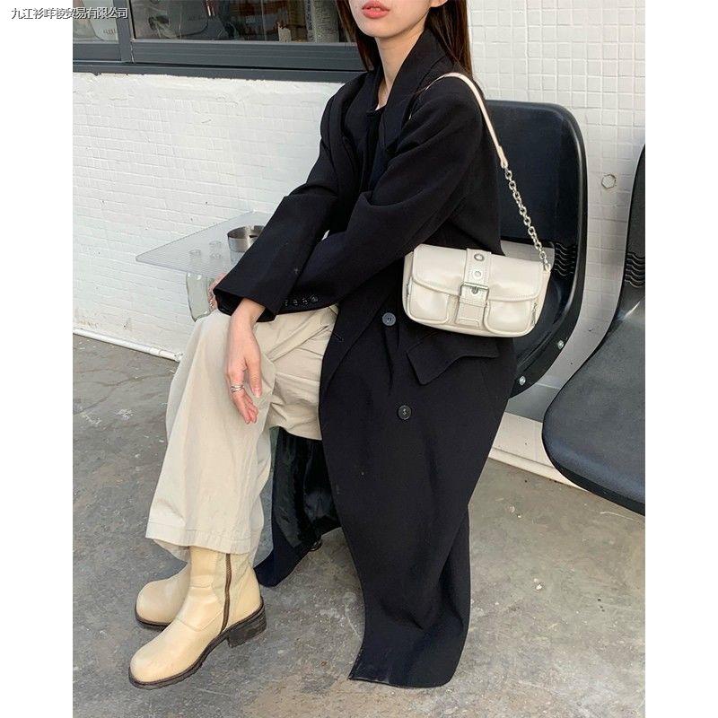 Túi Đeo Vai Hình Vuông Cỡ Nhỏ Màu Xanh Dương Phong Cách Retro Hàn Quốc Thời Trang Xuân Hè Cao Cấp Cho Nữ