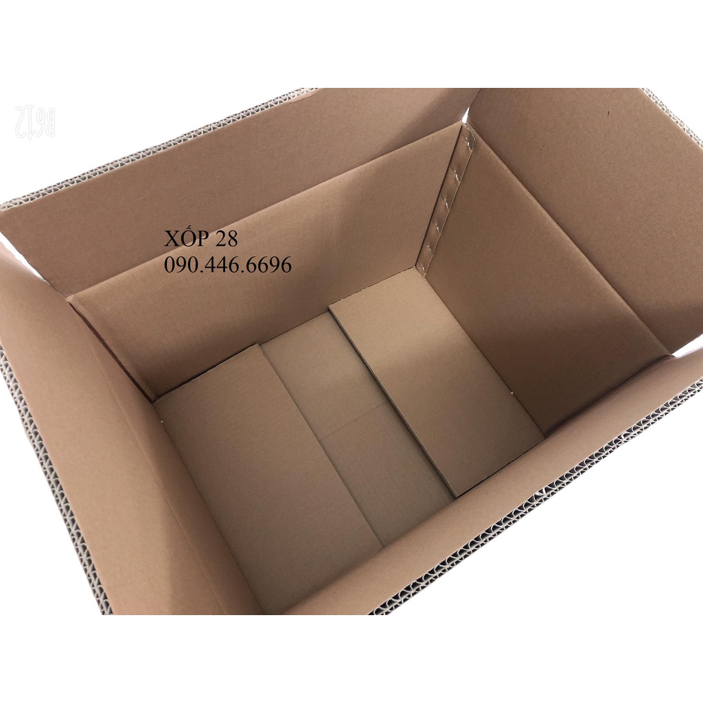 52x38x35 mới cứng 5 lớp hộp thùng giấy bìa carton dùng đóng gói hàng hóa chuyển nhà giá rẻ to nhỏ vừa