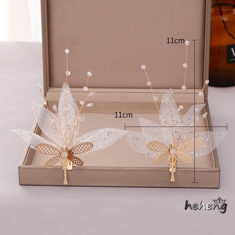 Kẹp Tóc Hình Bướm Đính Đá Thời Trang Cho Nữ