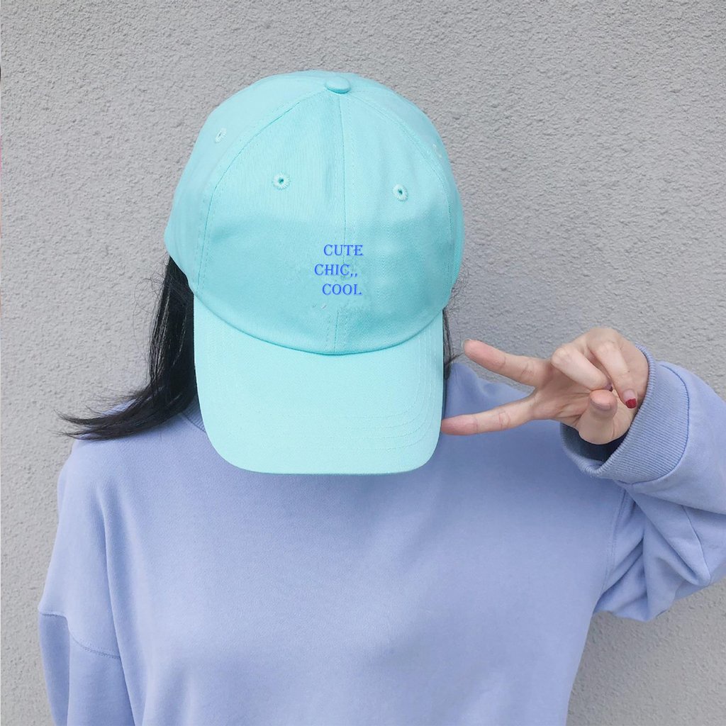 Mũ lưỡi trai Nón kết thêu chữ Cute Chic Cool 377 phong cách Ulzzang form unisex nam nữ