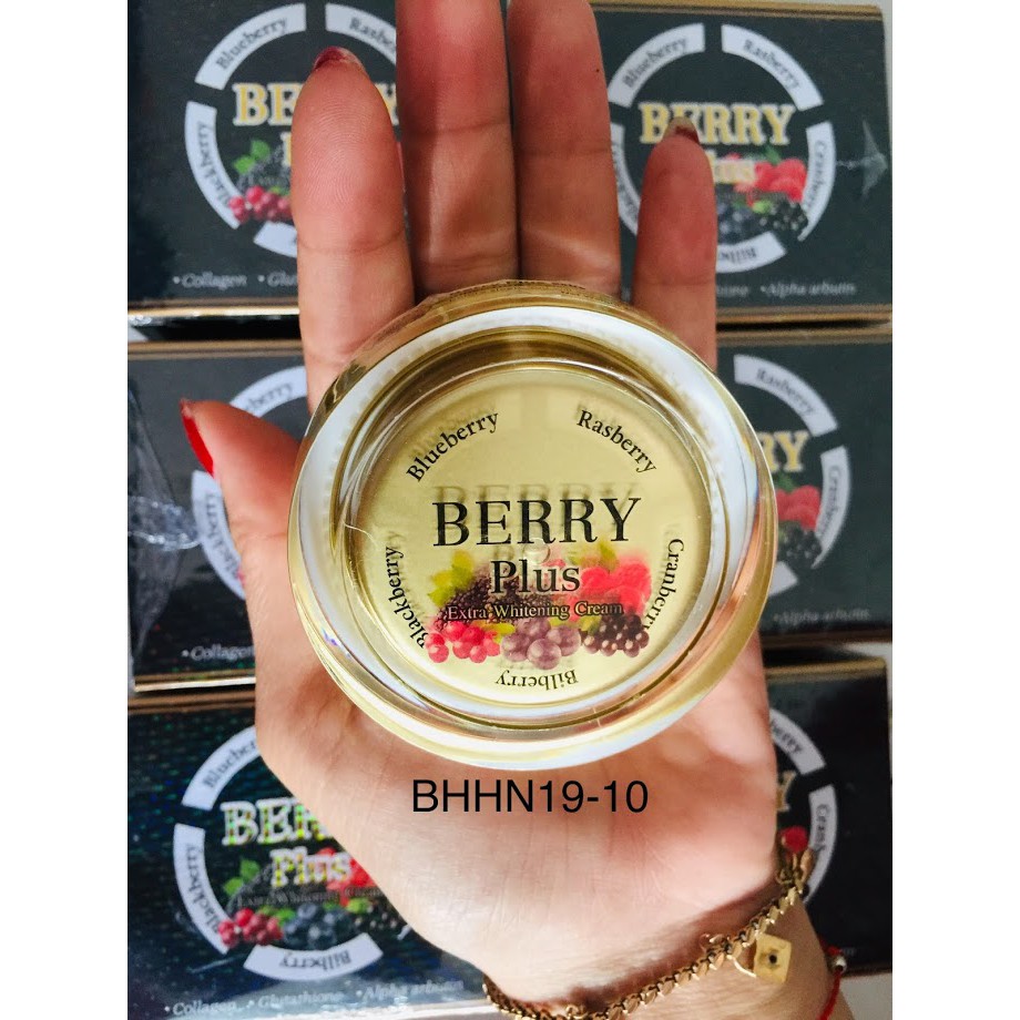 Kem giảm Nám dưỡng trắng nám thâm Berry Plus - Mẫu thử (trọng lượng 2gr bao gồm hộp)